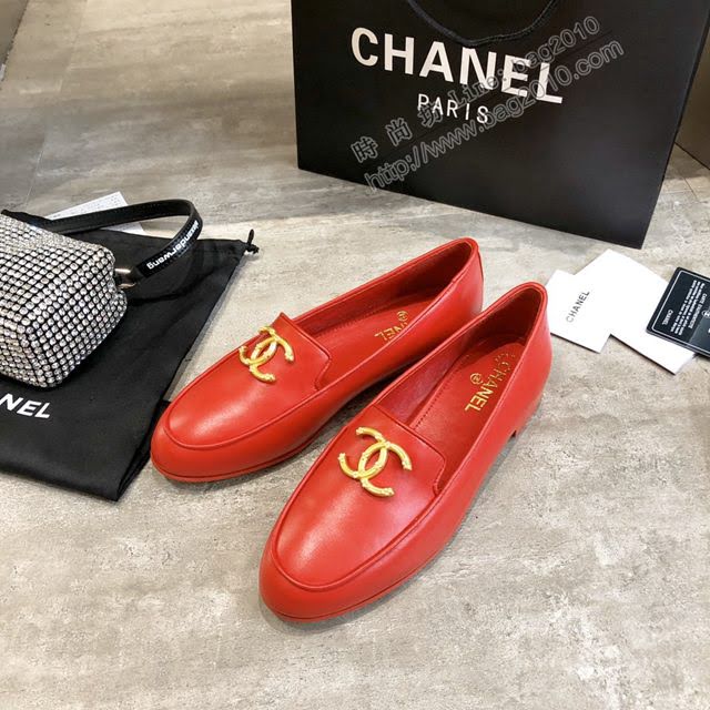 Chanel女鞋 香奈兒2020早春新款單鞋 Chanel女士單皮鞋  naq1277